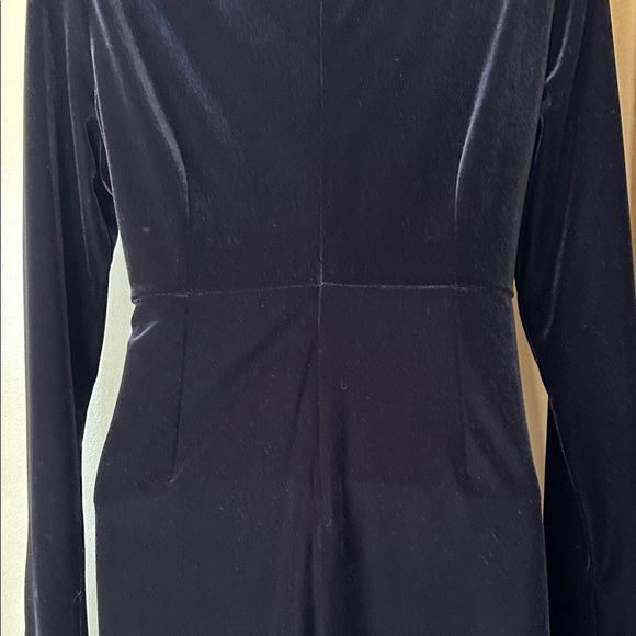IM Vely Long Sleeve Velvet Black Dress with Flare Hem size M - Picture 7 of 13